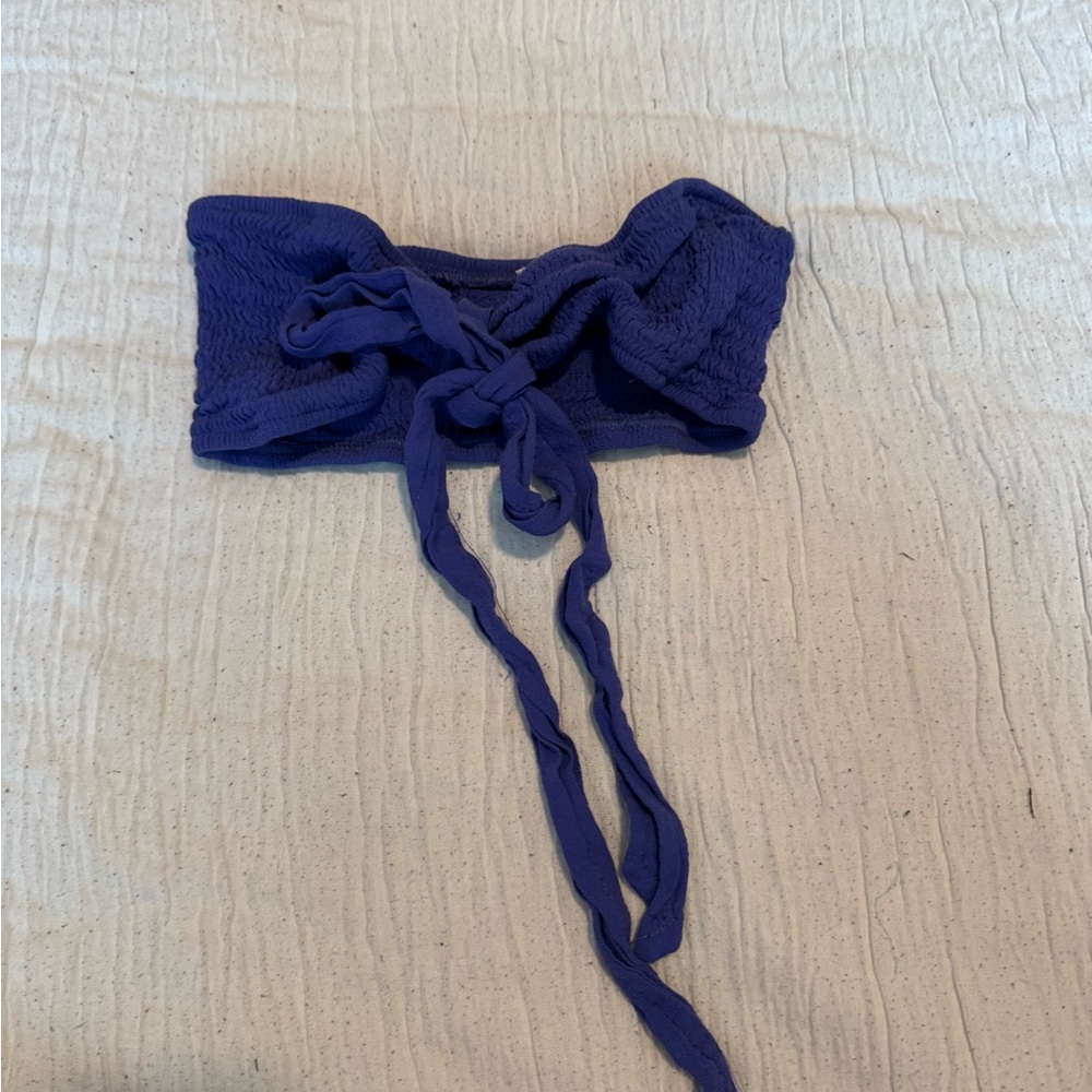 Purple Stretchy Bandeau Top